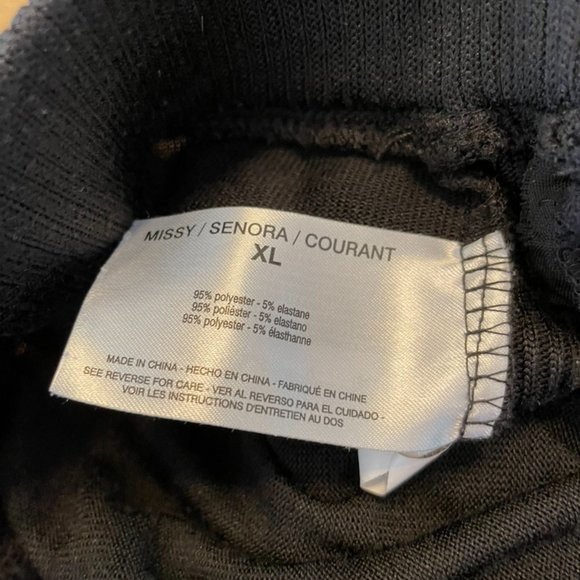 Life Worx By Gloria Vanderbilt Pants Black Joggers - Picture 14 of 15